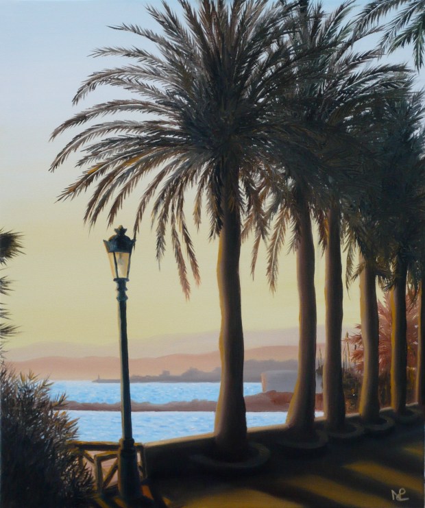 Seascape IV: Marbella (2008 © Nicholas de Lacy-Brown, oil on canvas)