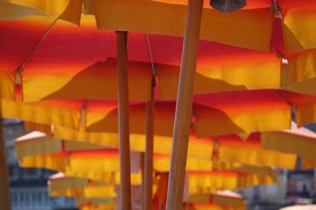 Beach umbrellas, Positano