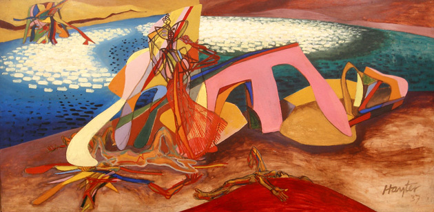 Stanley William Hayter, Paysage Anthropophage (Man-eating landscape) (1938)