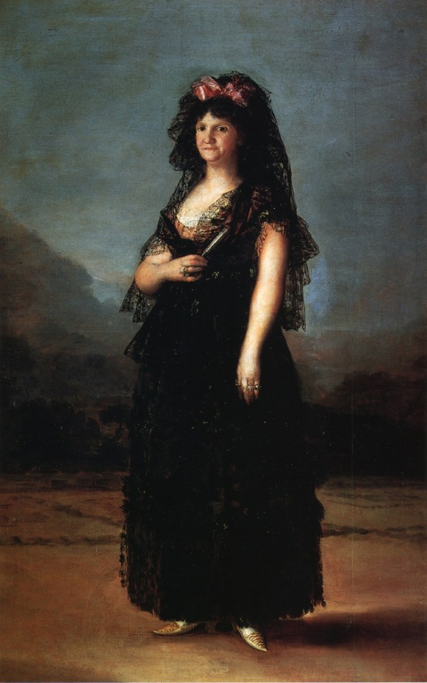Maria Luisa wearing a Mantilla, 1799