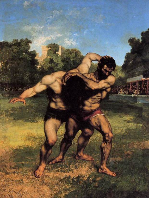 Gustave_Courbet_-_The_Wrestlers_-_WGA5462
