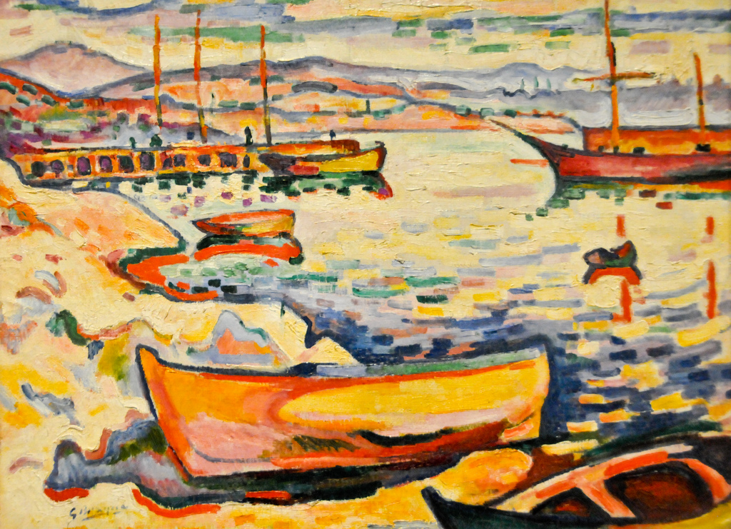 Georges Braque - The Port of L'Estaque, 1906 at Summerset House London England